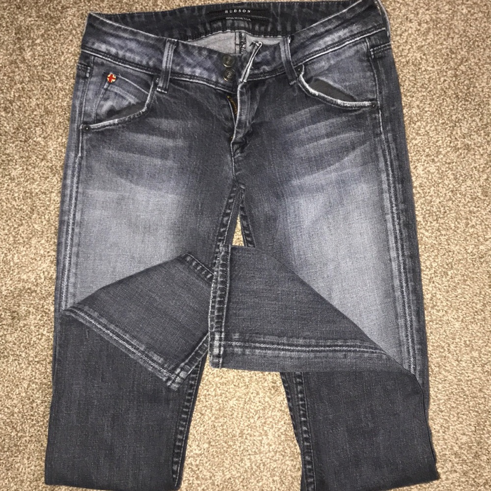 Hudson grey slim fit jean